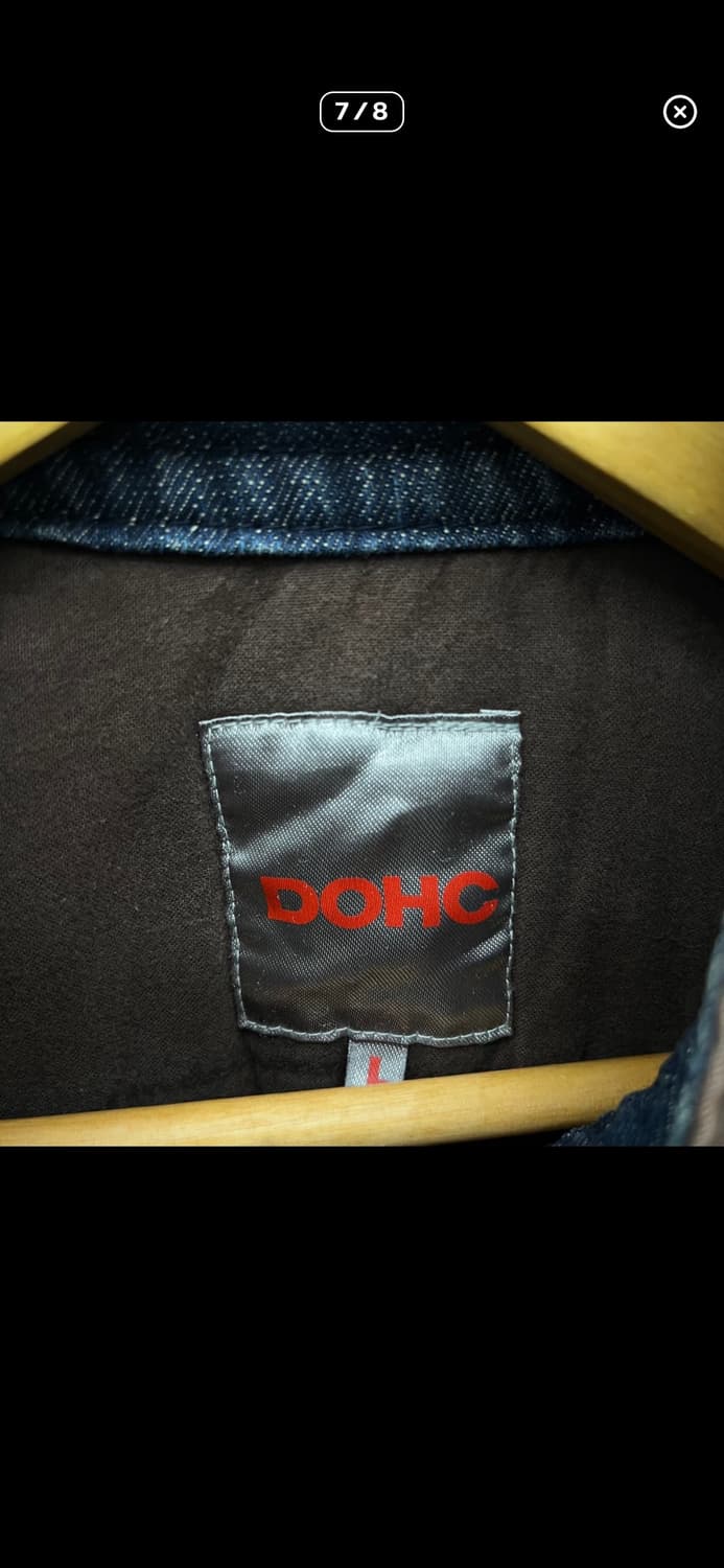 [L] DOHC 데님 레더 블럭 라이더 자켓 상품이미지3