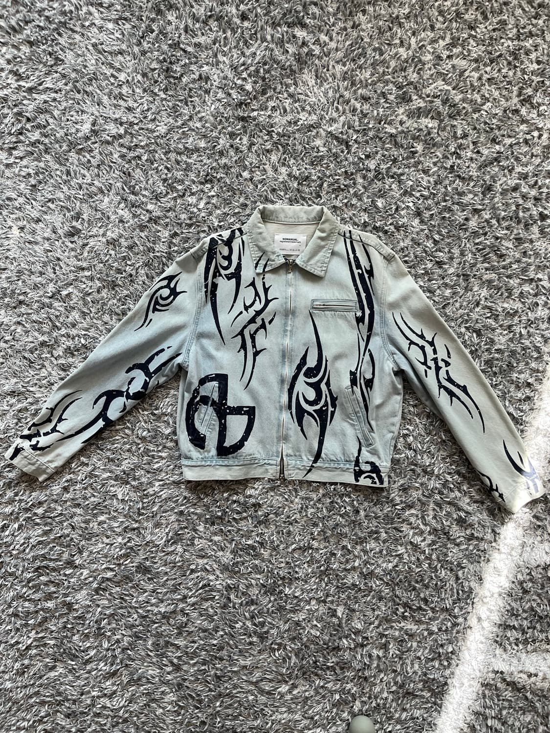 노메뉴얼 스트릿 데님자켓 상품이미지1