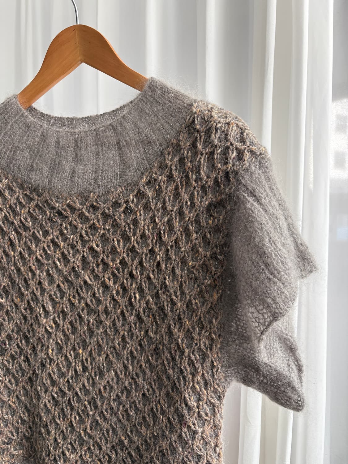 모헤어 니트 베스트 상품이미지4