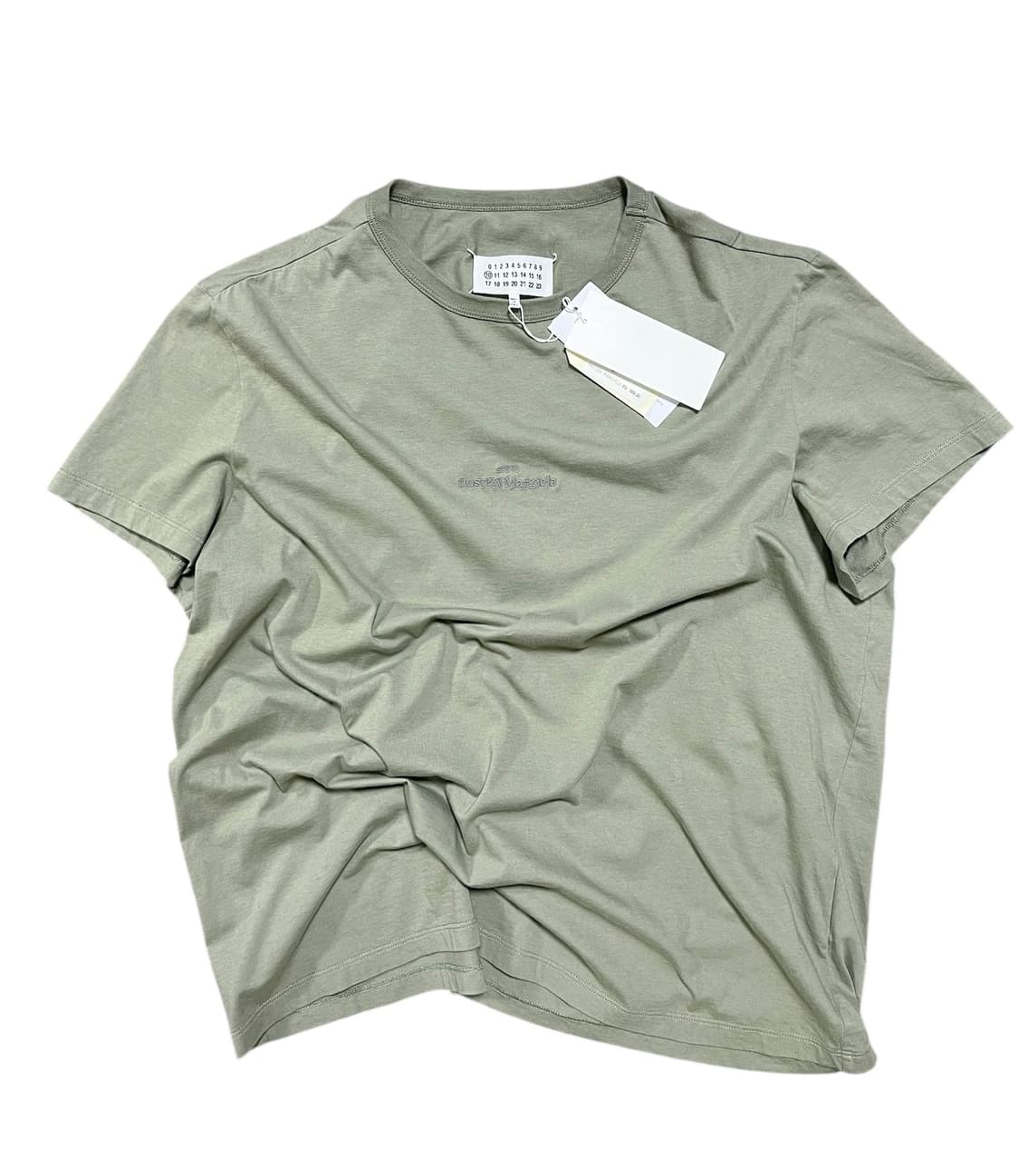 (새상품)메종 마르지엘라 올리브 티셔츠 상품이미지2