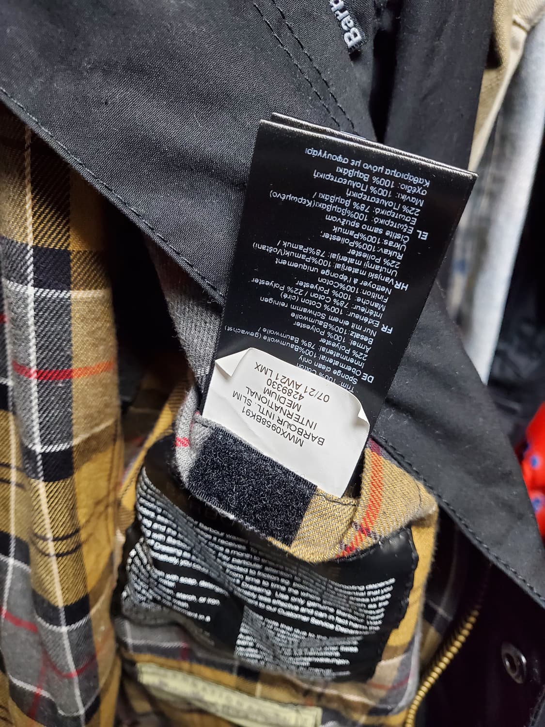 바버 왁스자켓 상품이미지7