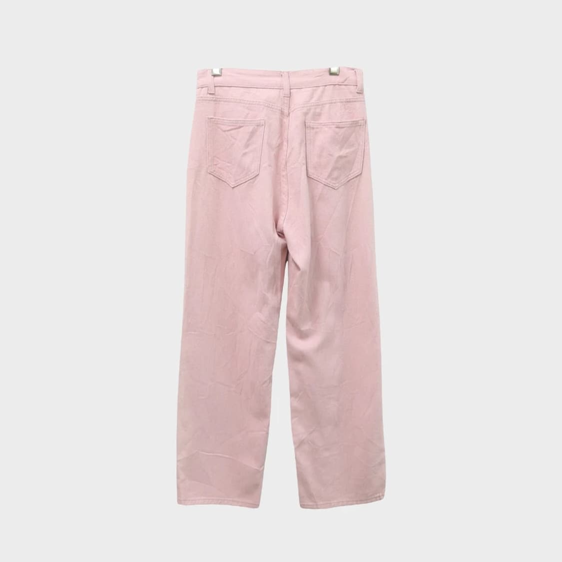 핑크 피그먼트  와이드 코튼 팬츠 61404 상품이미지2