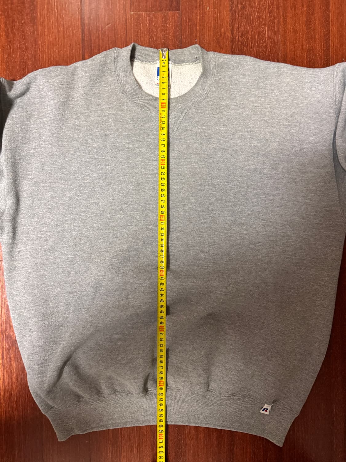 [XL] 90s 러셀 멜란지 그레이 스웻셔츠 상품이미지4