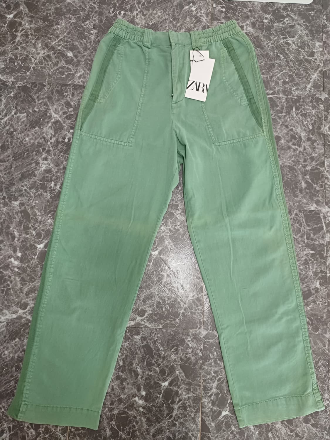 (새상품)자라(ZARA) 하이웨이스트 포켓 팬츠 - S  상품이미지1