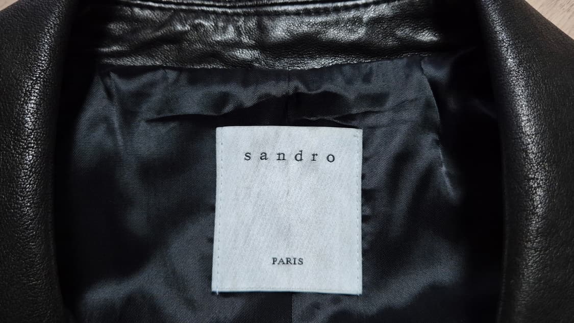 [SANDRO] 산드로옴므 베지터블 라이더 양가죽 자켓 50 상품이미지3