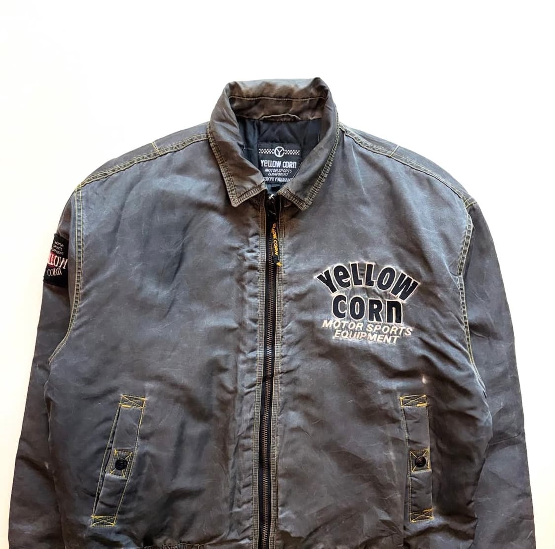 90's Yellow corn 모터 자켓 상품이미지1