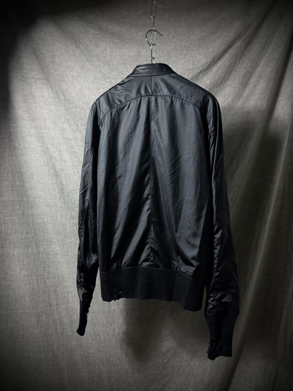 The Viridi Anne Leather Docking Jacket  상품이미지5