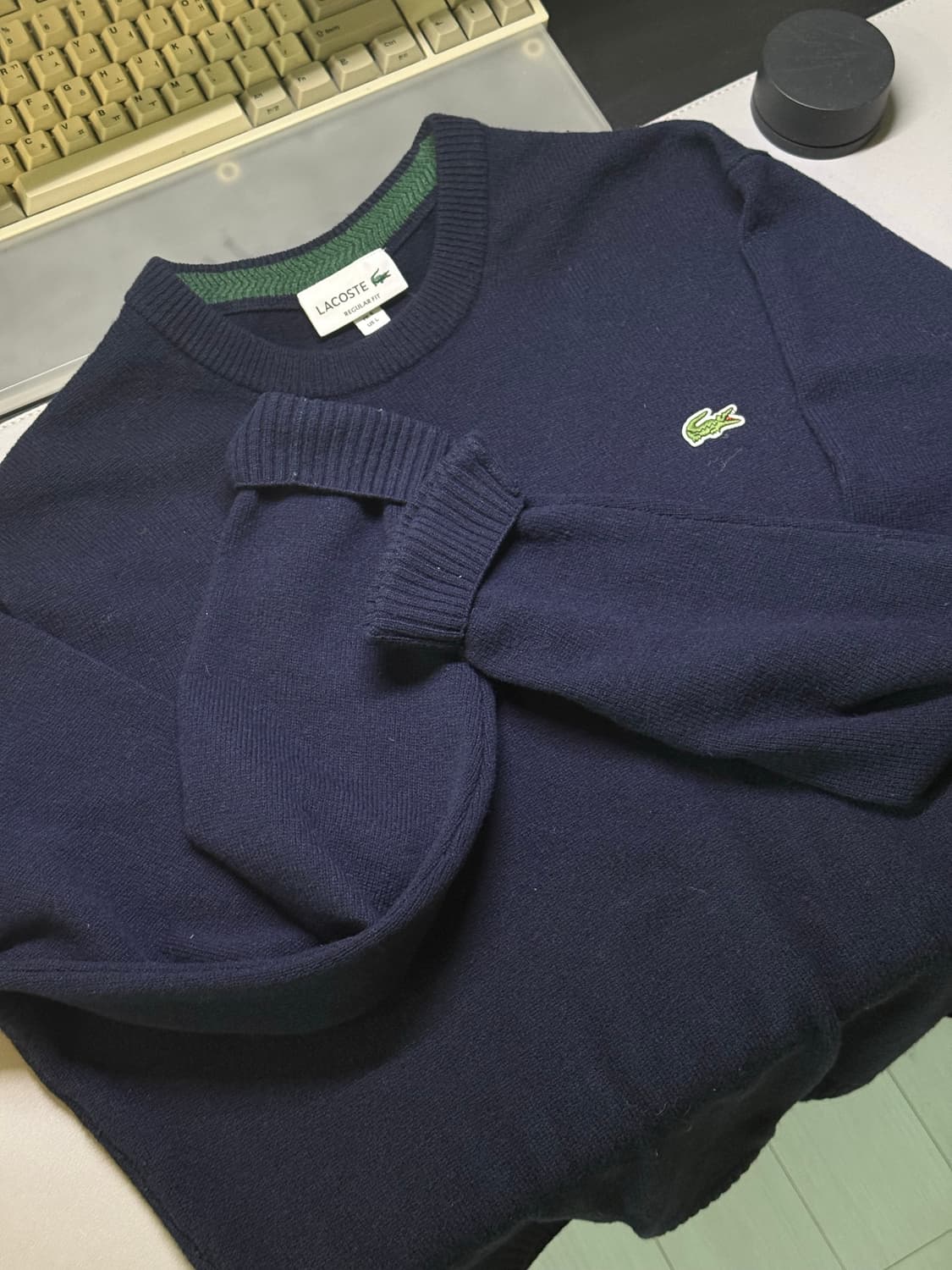 라코스테 네이비 니트 L사이즈 상품이미지2