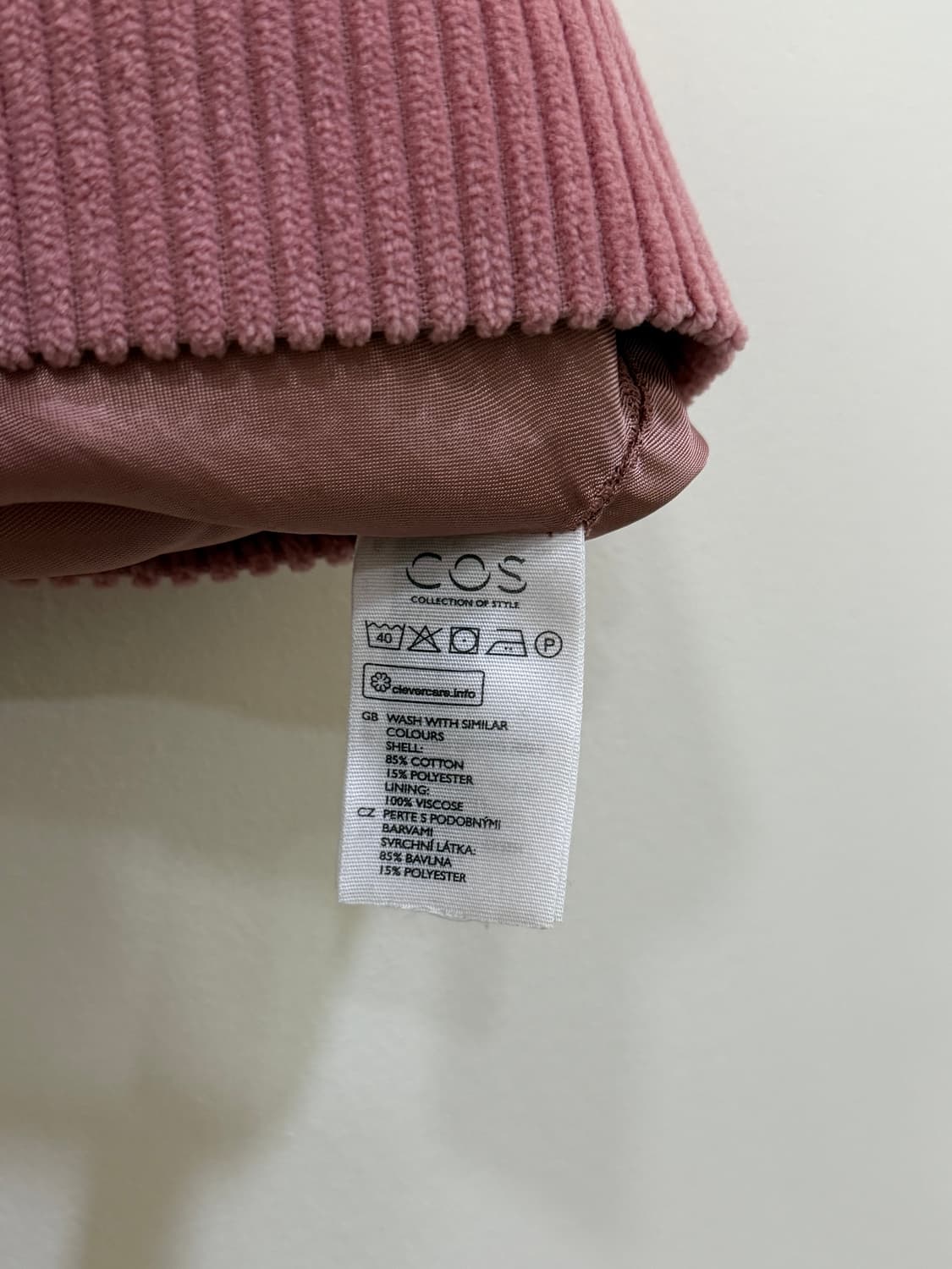 코스 코듀로이 미니 스커트 정품 상품이미지4