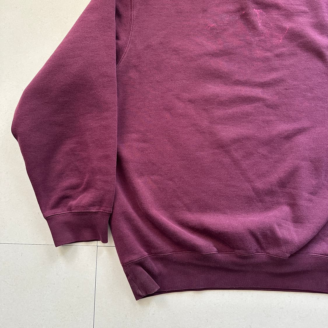 90s 폴로 랄프로렌 맨투맨 버건디 L  상품이미지9