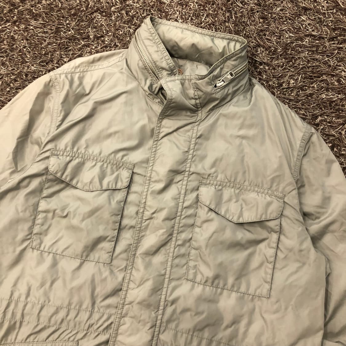 100 헨리코튼 나일론 쿼드포켓 야상 상품이미지2