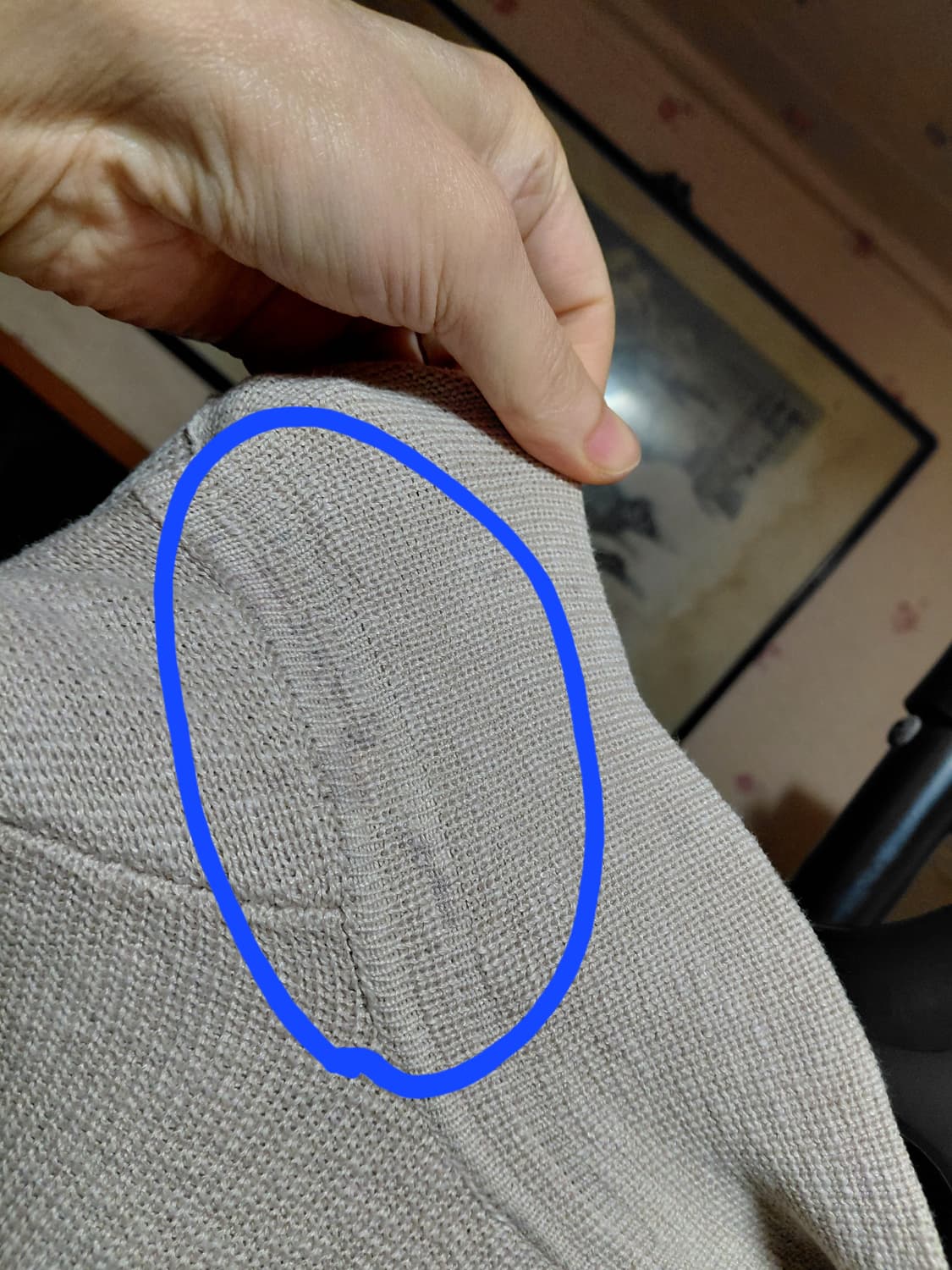 [클럽모나코]린넨,면 혼방 니트 블레이저 가디건 M(105)사이즈 상품이미지10