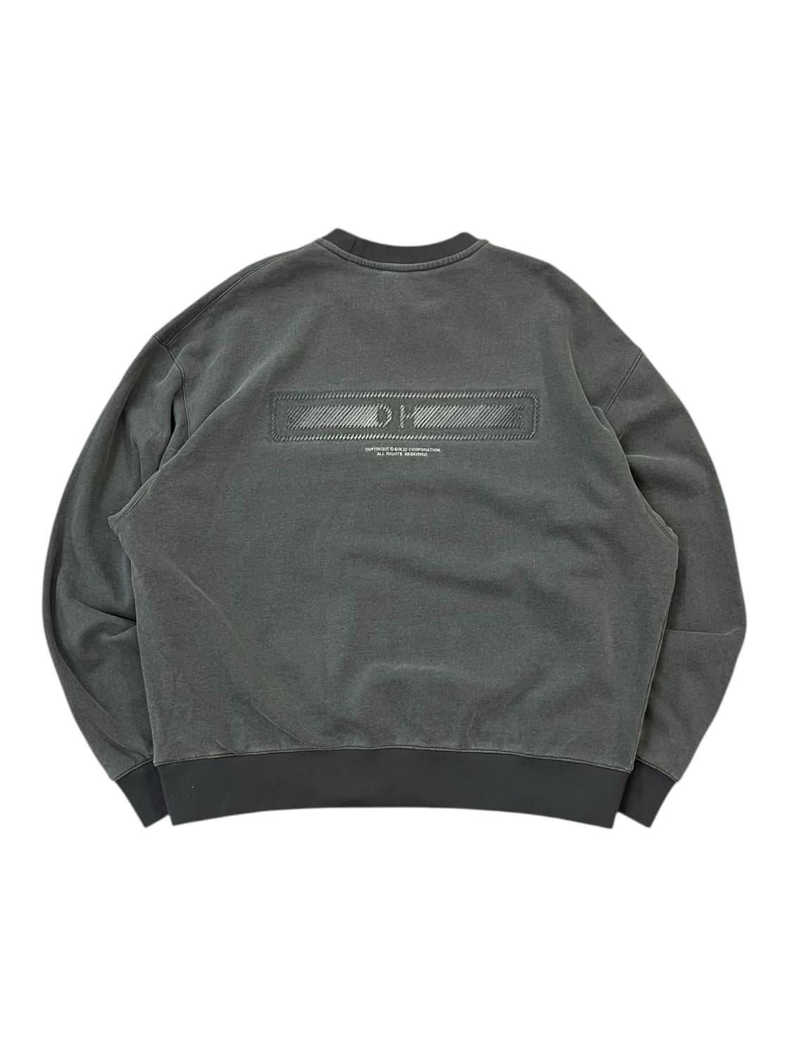 솔리드옴므 맨투맨 차콜 105 #csz1737 상품이미지4