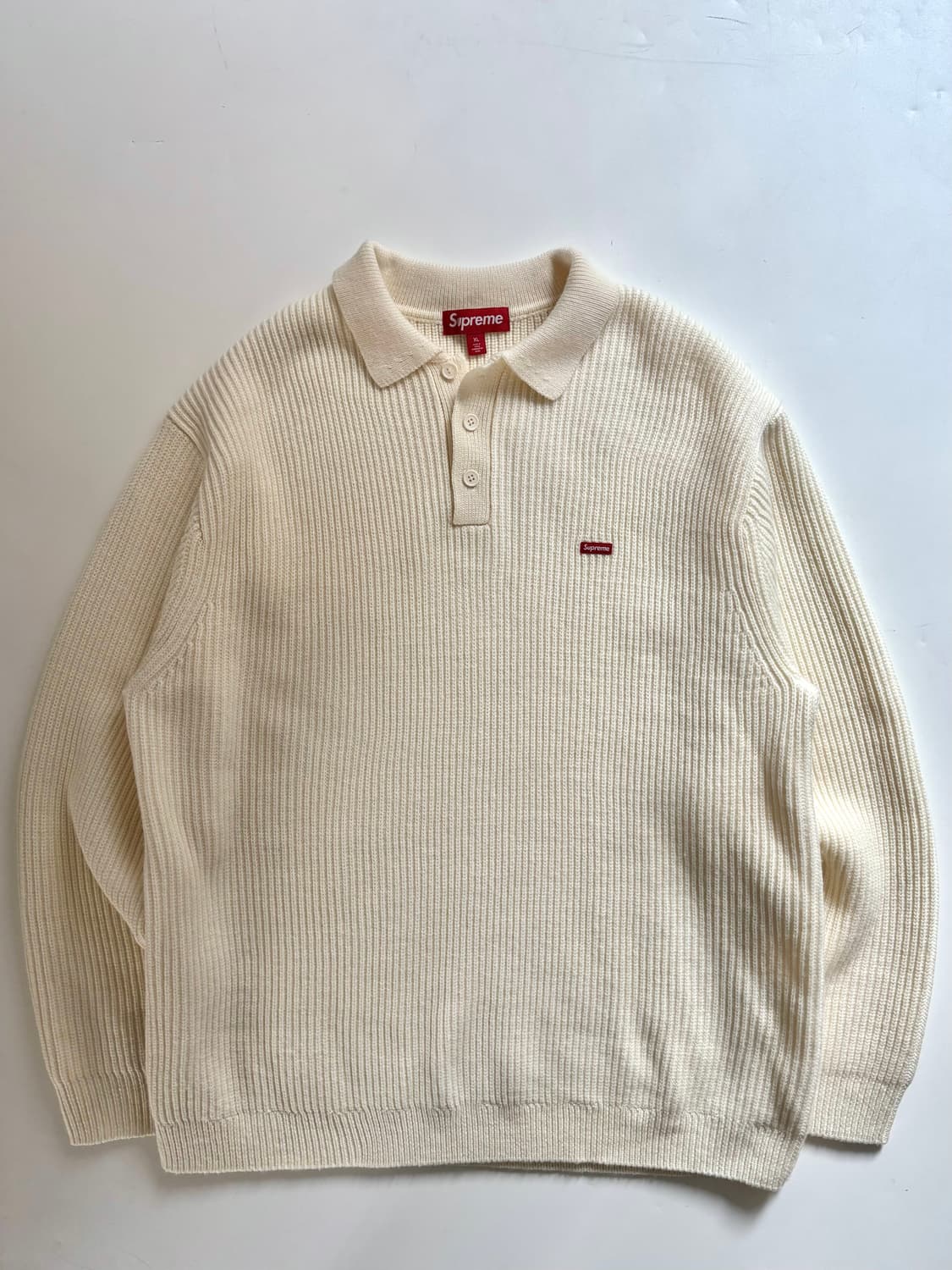 Supreme 슈프림 23FW 스몰 박스 아이보리 스웨터 상품이미지4