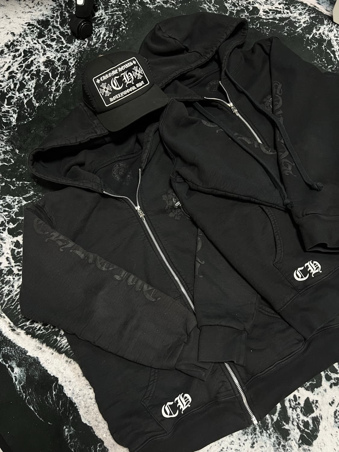 크롬하츠 대거 후드집업 XL 상품이미지2