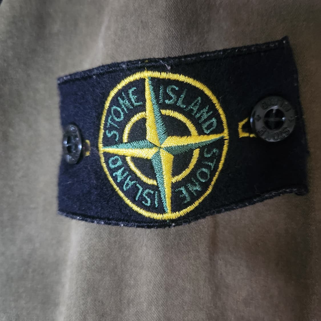 스톤아일랜드 포켓 카키 코튼 자켓 상품이미지2