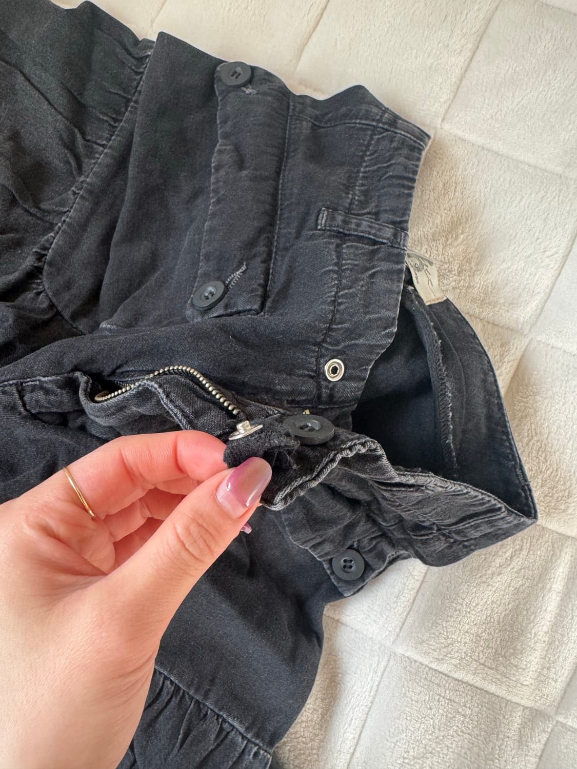 Free people vintage 재질 팬츠  착샷있음 상품이미지3