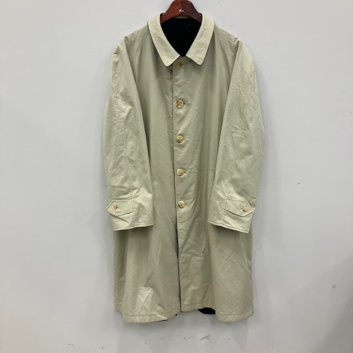 버버리 싱글 래글런 리버시블 맥코트  상품이미지3