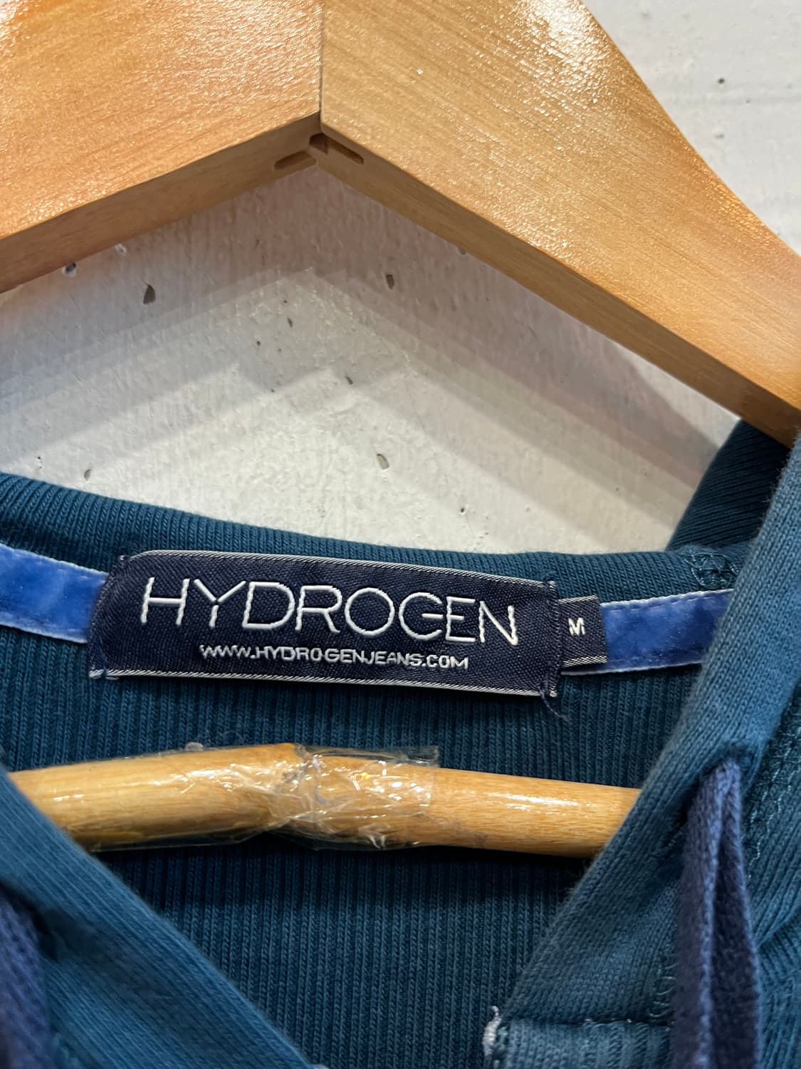 Hydrogen 락펑크 스컬 하프집업 롱슬리브 후드 상품이미지6
