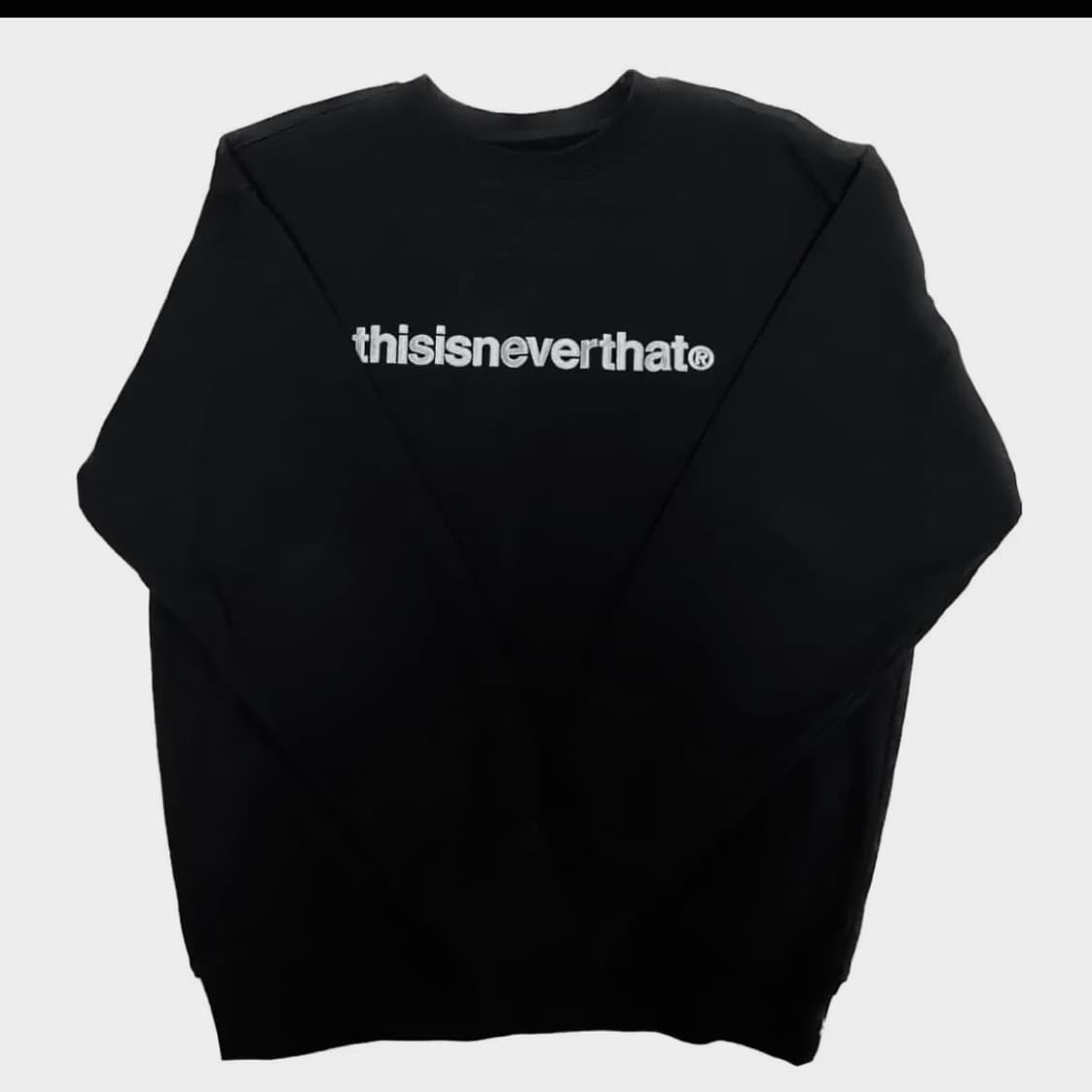 디스이즈네버댓 티 로고 맨투맨 M 상품이미지1