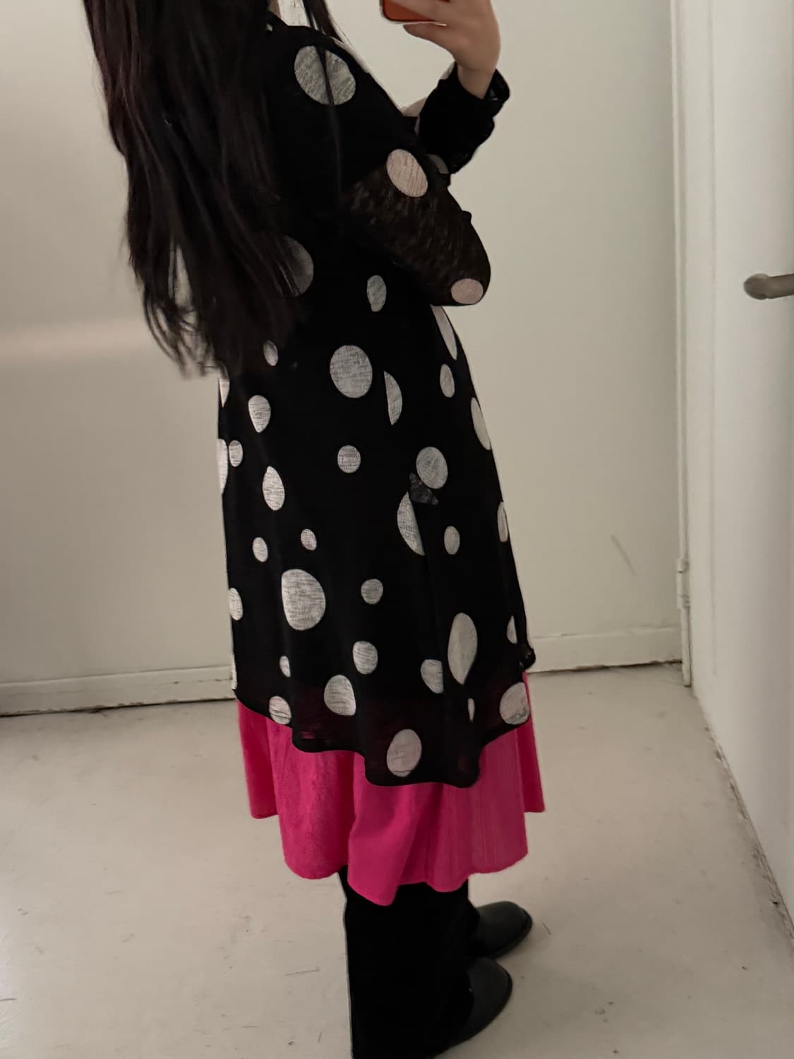 일본빈티지 모리 자수 미디스커트 상품이미지3