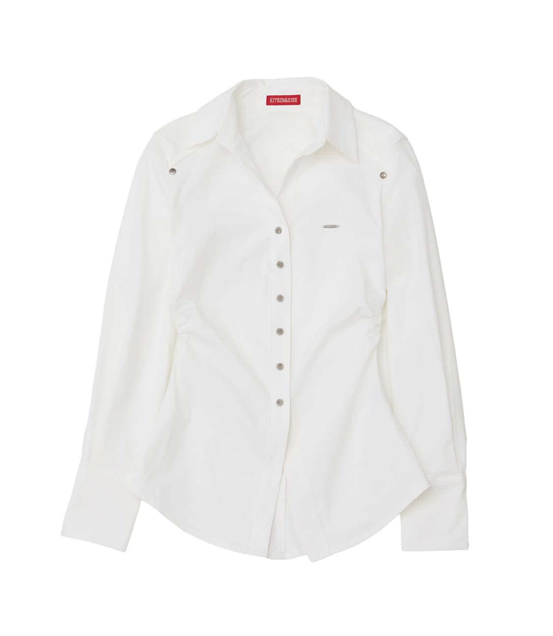 키치앤키스 슬림핏 셔츠 화이트 상품이미지2