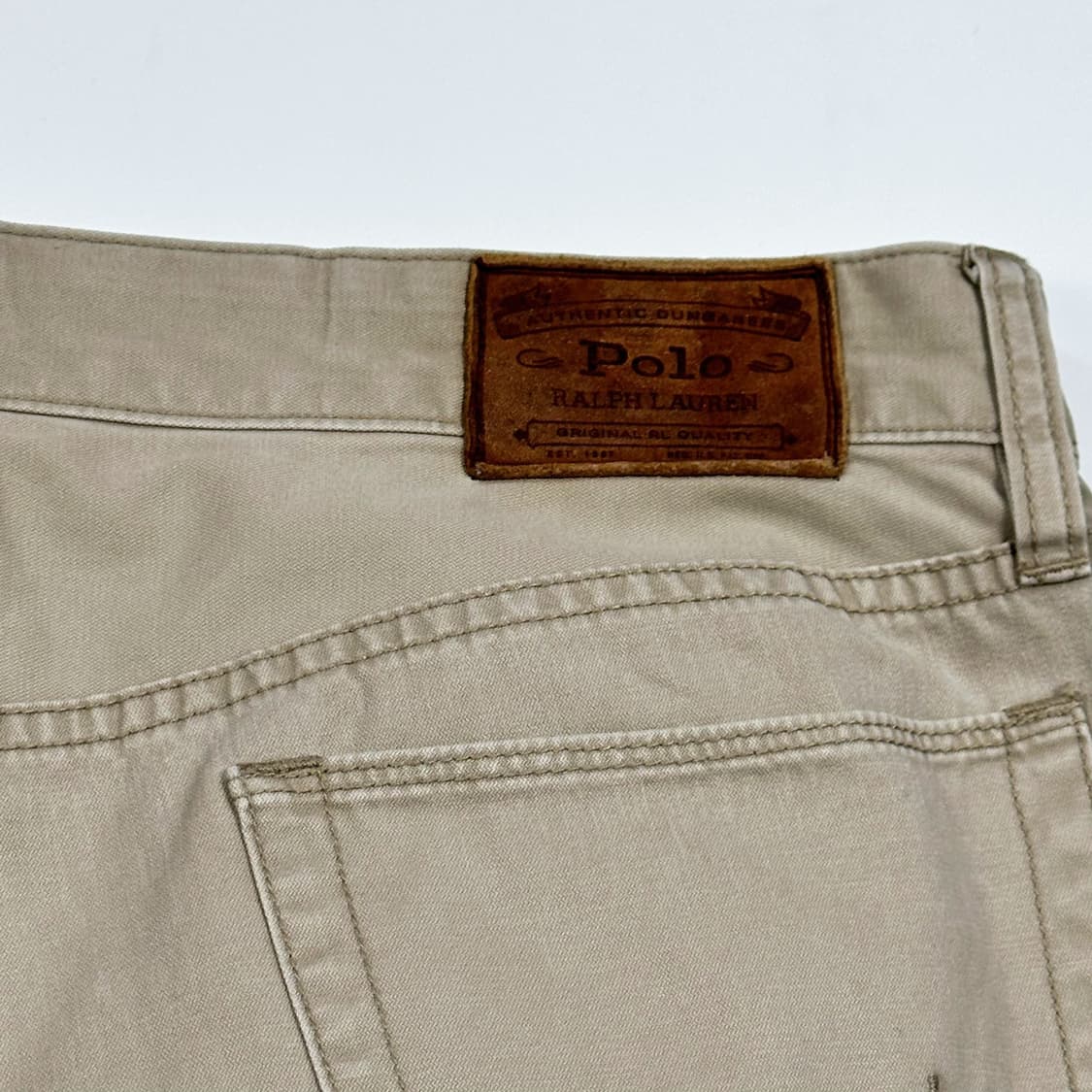 34 폴로 랄프로렌 레귤러 슬림핏 치노팬츠 베이지 상품이미지5