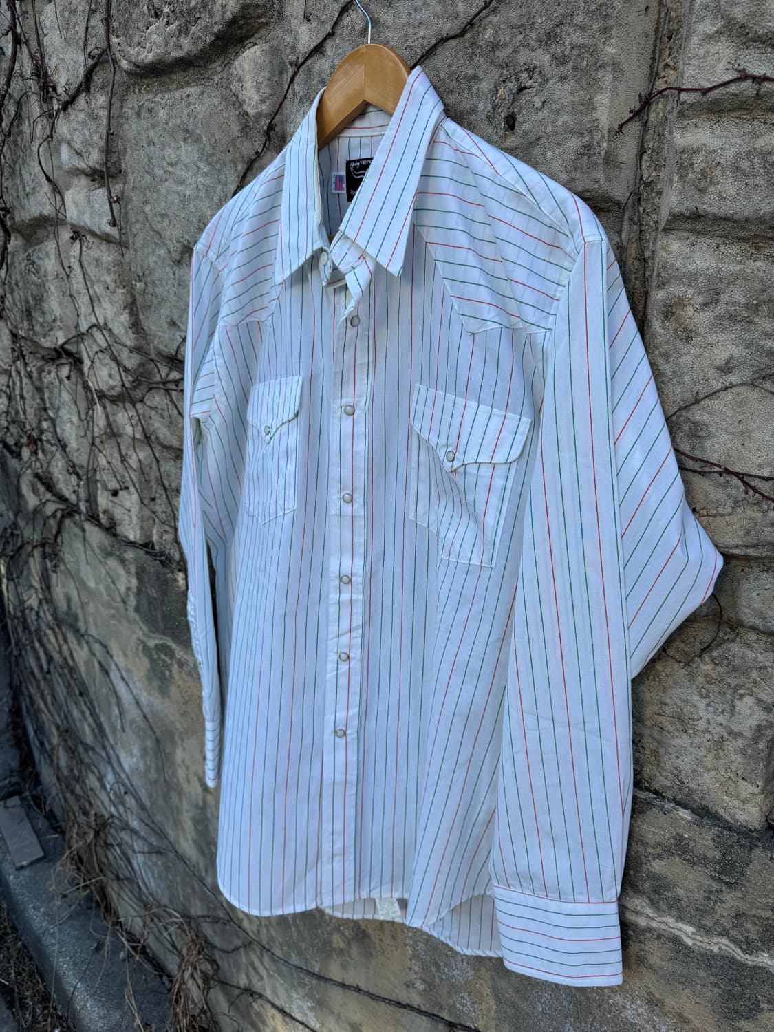 80s flying R ranchwear 빈티지 웨스턴 셔츠 상품이미지3