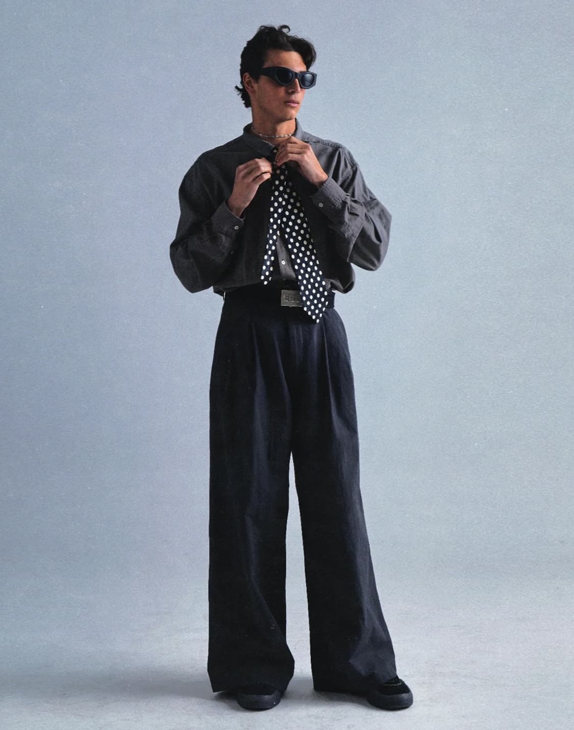 [S]이알엘 ERL 25fw 플리츠 수트 팬츠 상품이미지4