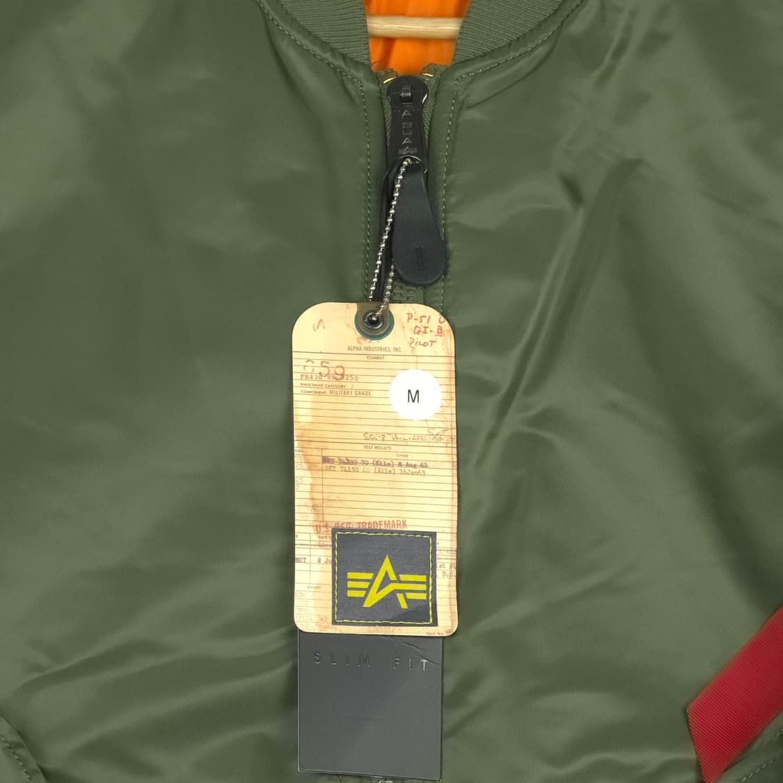 [M] 알파인더스트리 MA-1 슬림핏 점퍼 상품이미지4