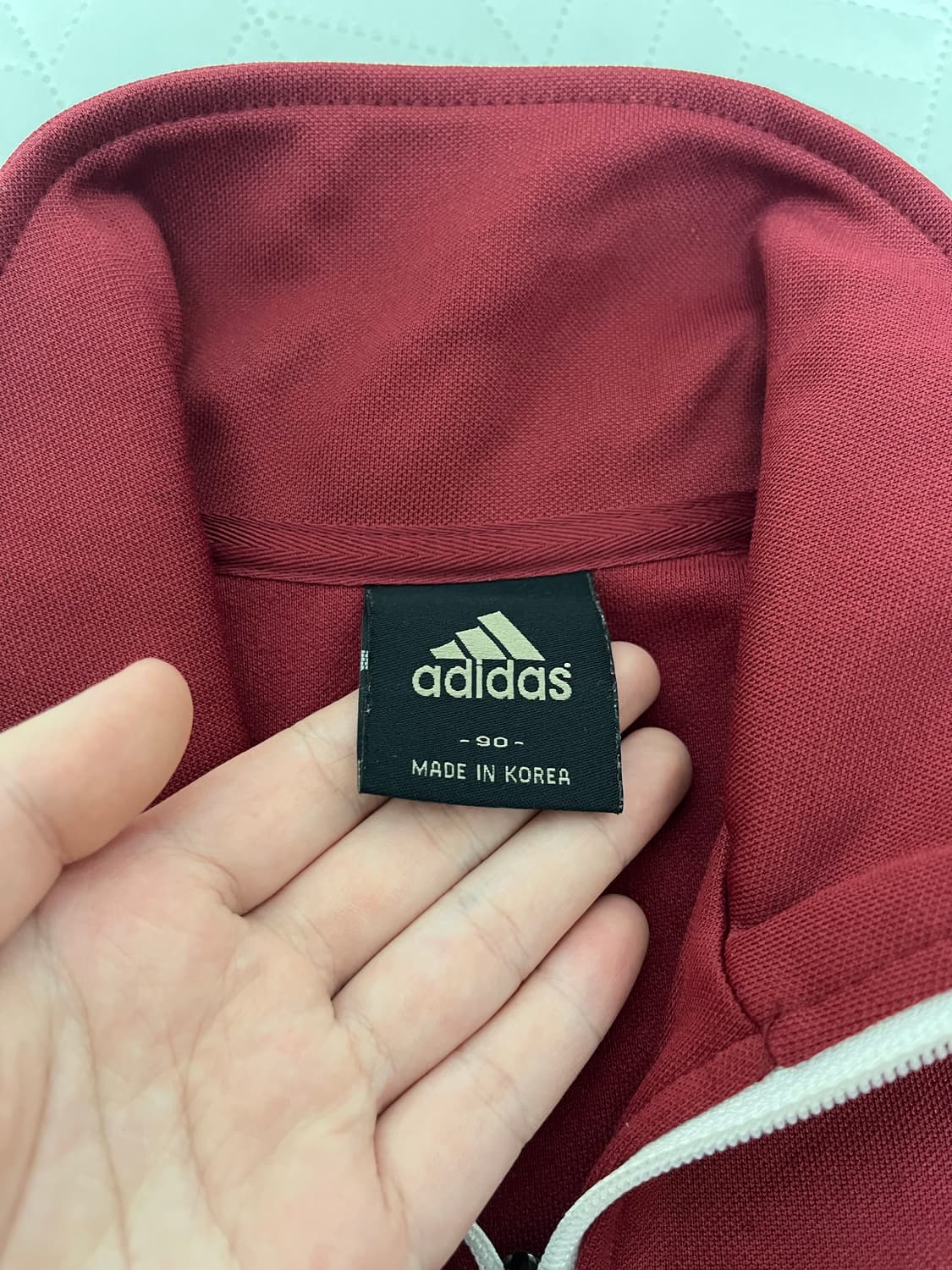 희귀 아디다스 버건디 져지 90 상품이미지3