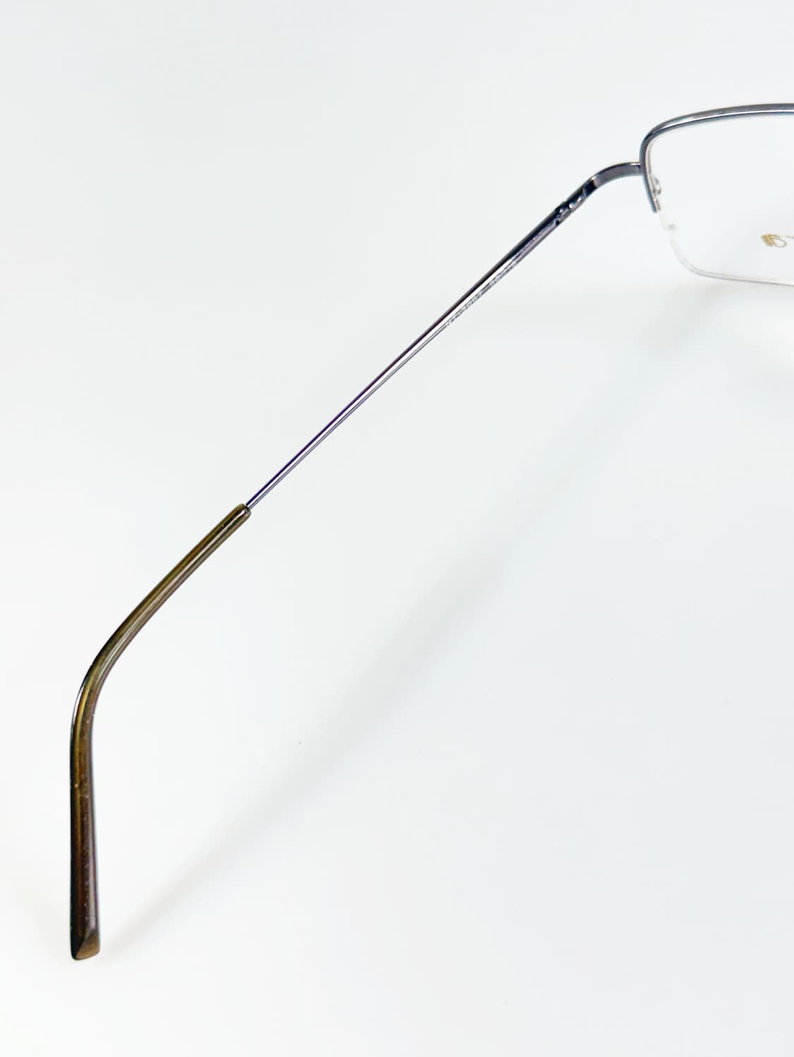 NOTRA 다크 실버 반무테 스퀘어 프레임 빈티지 안경 상품이미지7