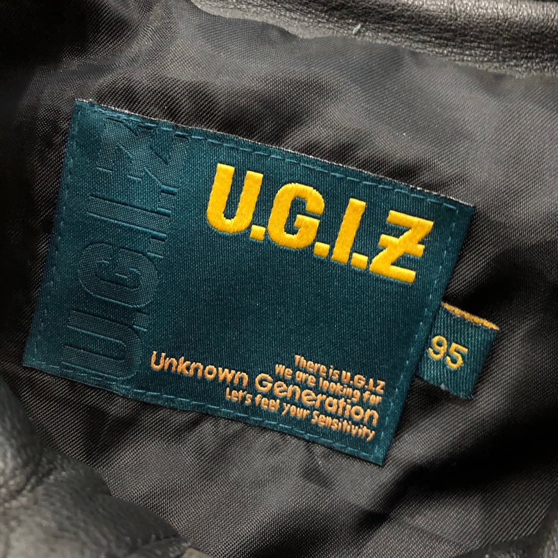 UGIZ 양가죽 멀티포켓 레더 가죽 블루종 자켓 상품이미지5