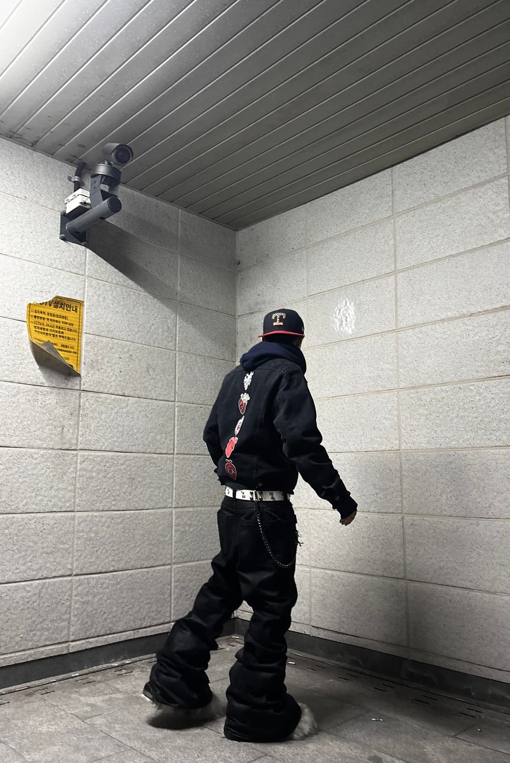 블랙 데님 자켓 상품이미지5