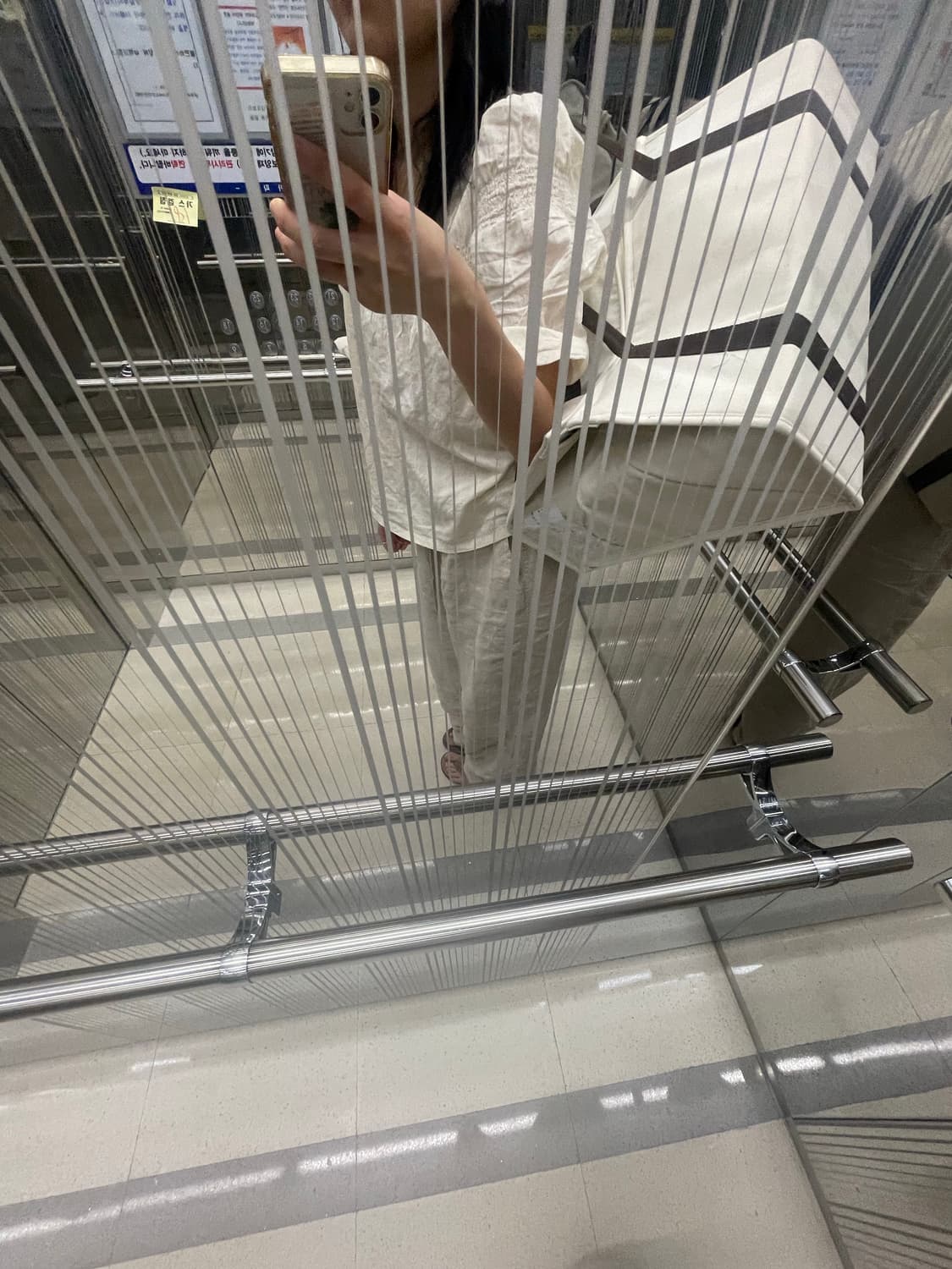 빈티지 7부 블라우스 상품이미지4