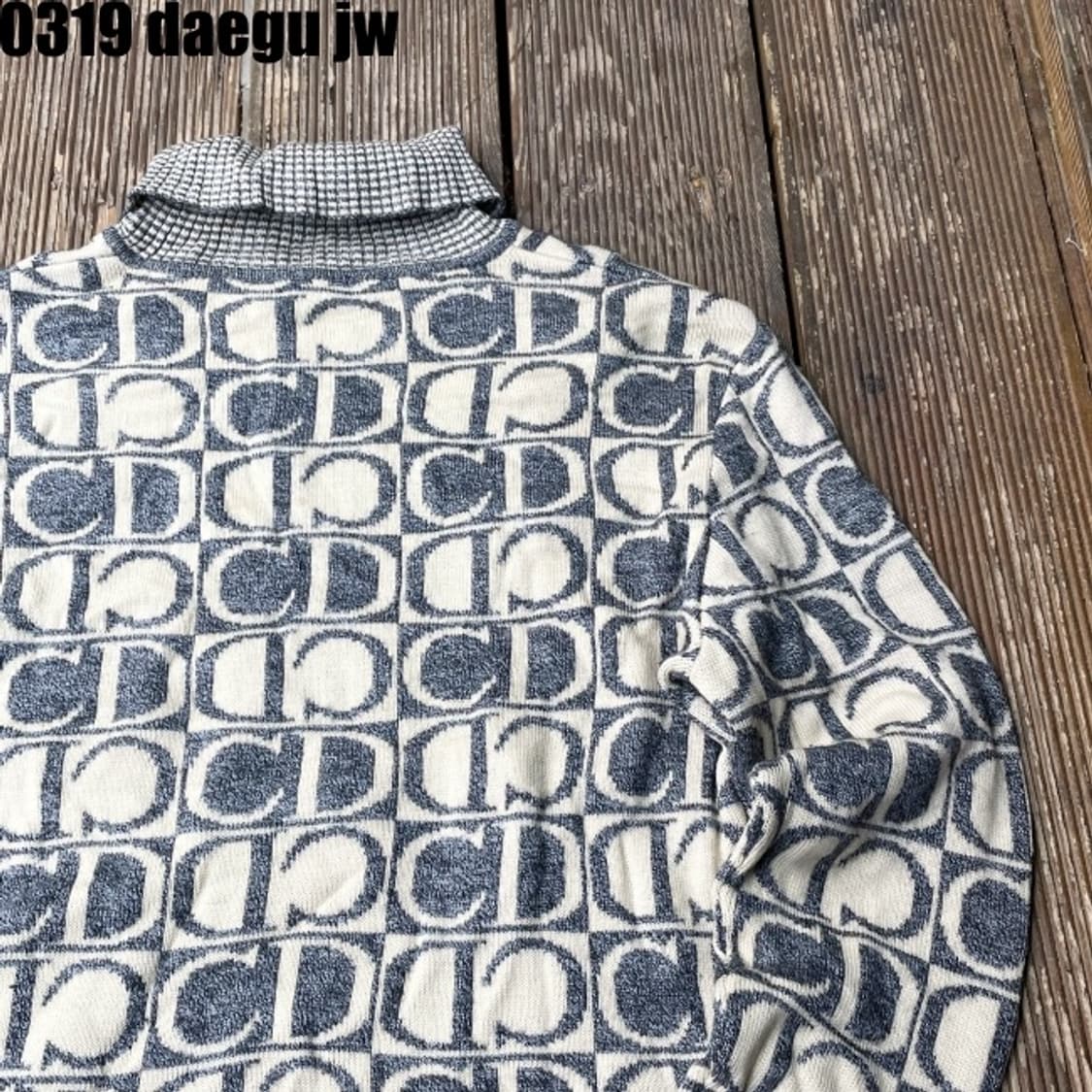 일본 크리스찬 디올 하프넥 니트 S 상품이미지2