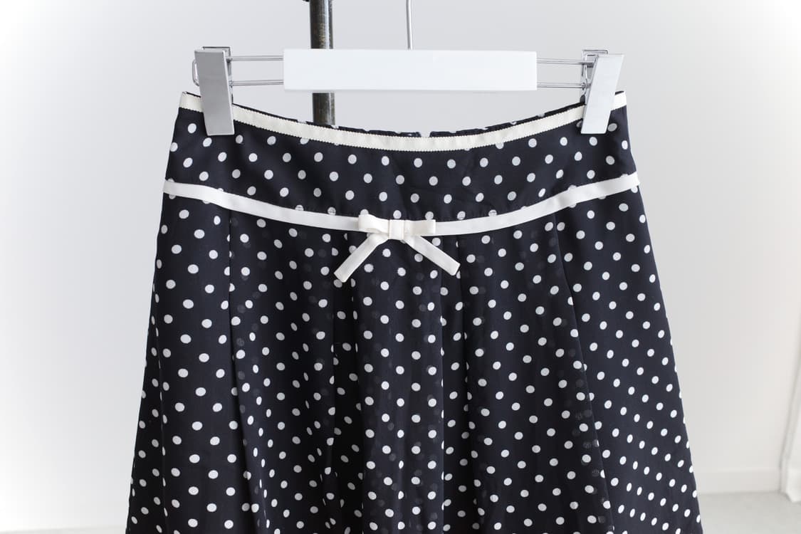 dot ribbon skirt  상품이미지3