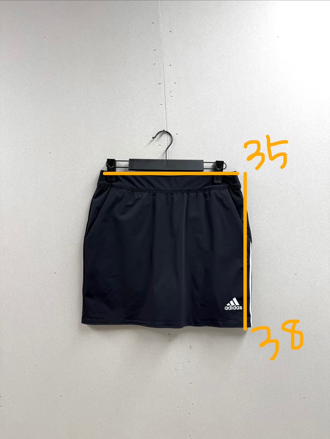 여성 M  / 아디다스 기능성 치마 스커트 블랙 상품이미지2