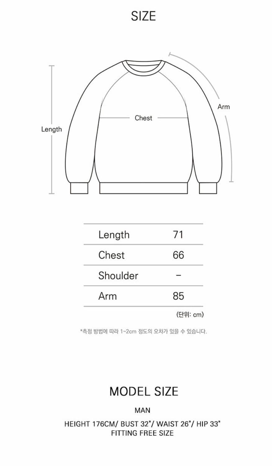 AAKAM / 아캄 / 남여공용 / 바이커 맨투맨 상품이미지4