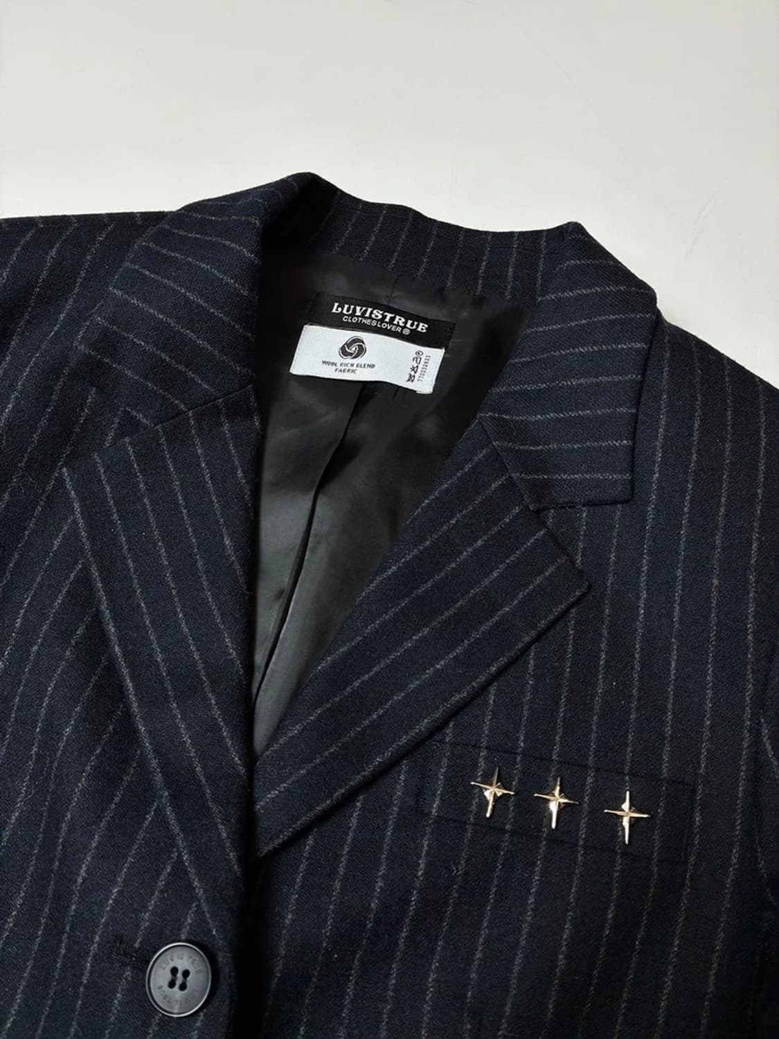 러브이즈트루 RIVET CROP 울 블레이저 자켓 PN8650 상품이미지4