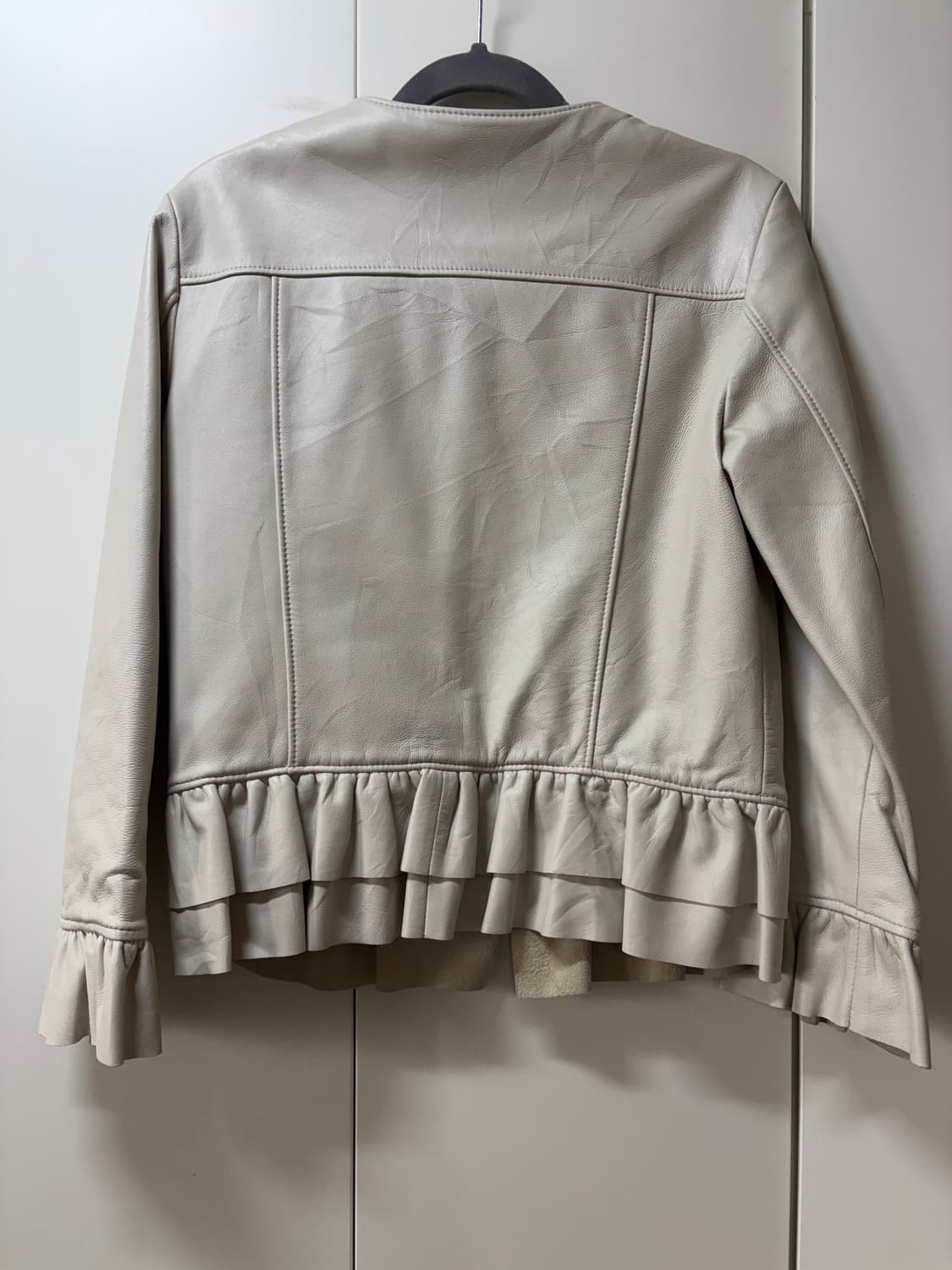 노카라 레더 자켓 상품이미지2