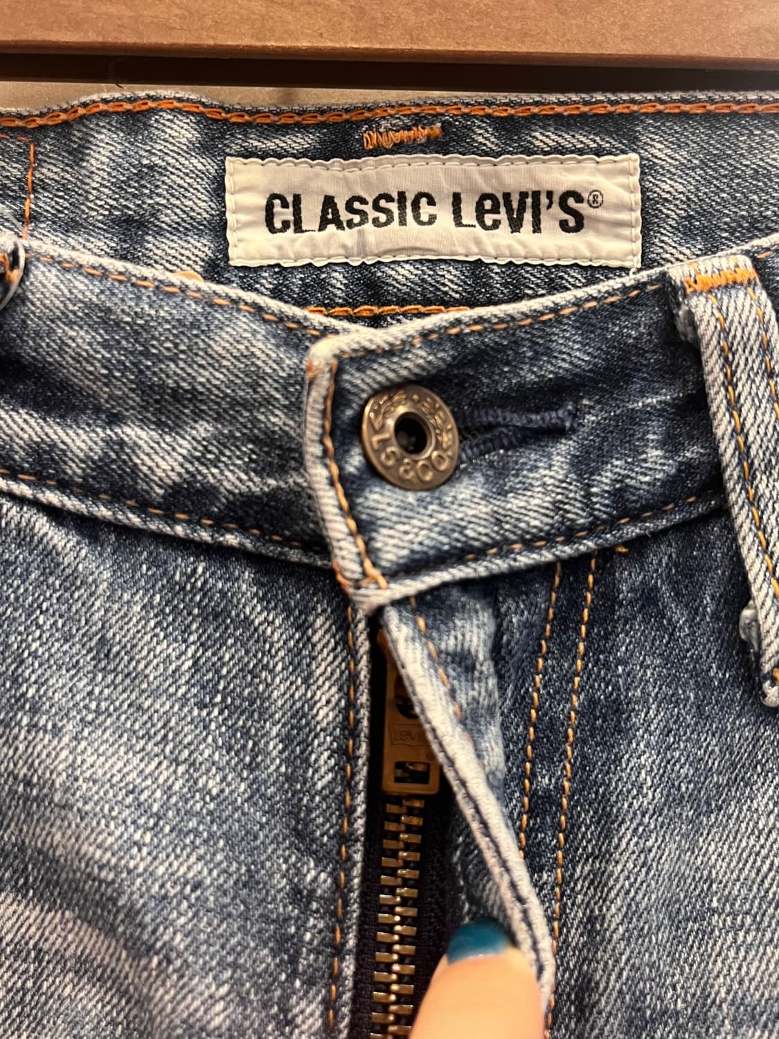 00s Levis 리바이스 502 컷오프 데님 쇼츠 팬츠 (29inch) 상품이미지3