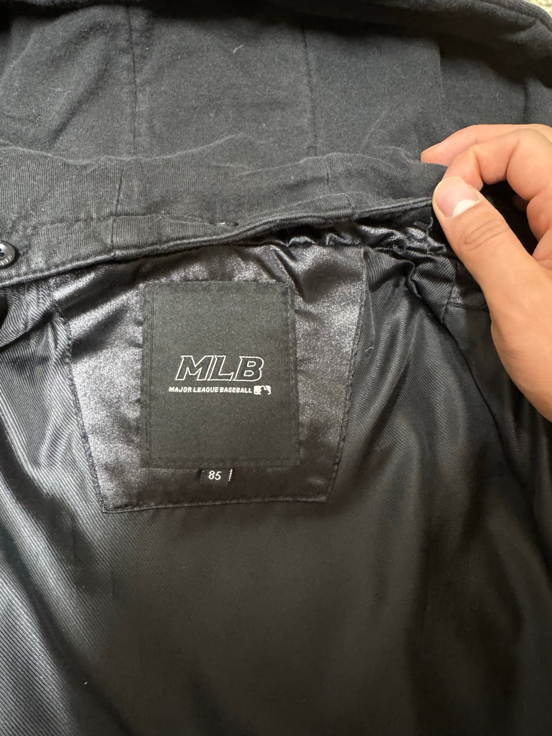 MLB 화이트삭스 후드 숏패딩 점퍼 블랙 상품이미지5