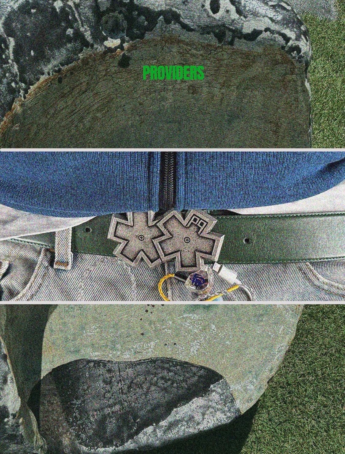 프로바이더스 Providers 기어 버클 벨트 그린 120cm 상품이미지4