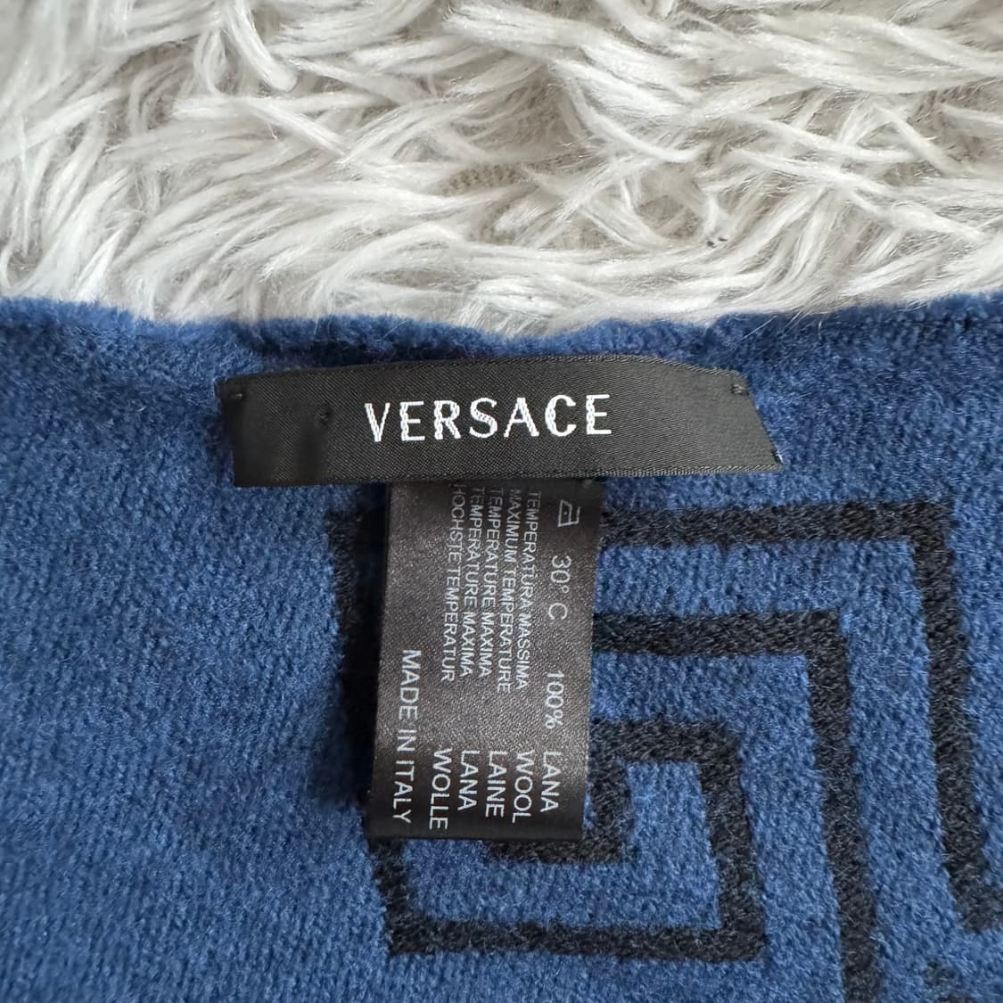 VERSACE 일본빈티지 목도리 베르사체 빈티지목도리 러그 인테리어 상품이미지4
