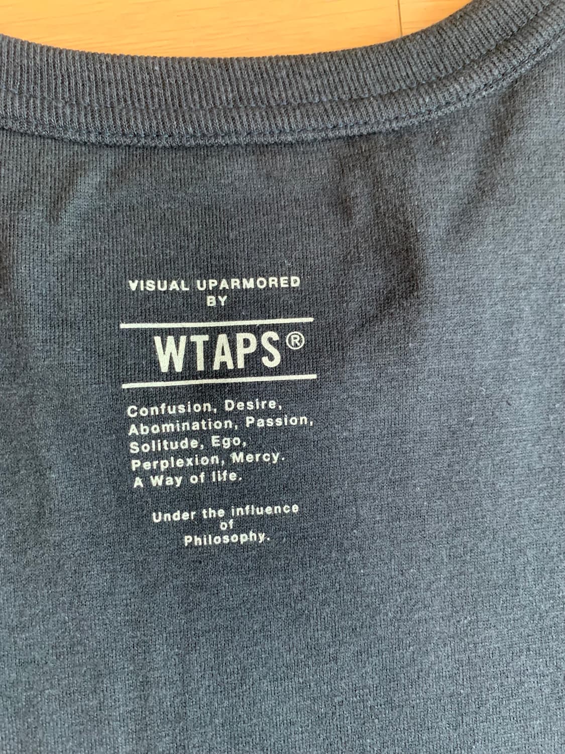[L] WTAPS 더블탭스 반팔 티셔츠 네이비 상품이미지7