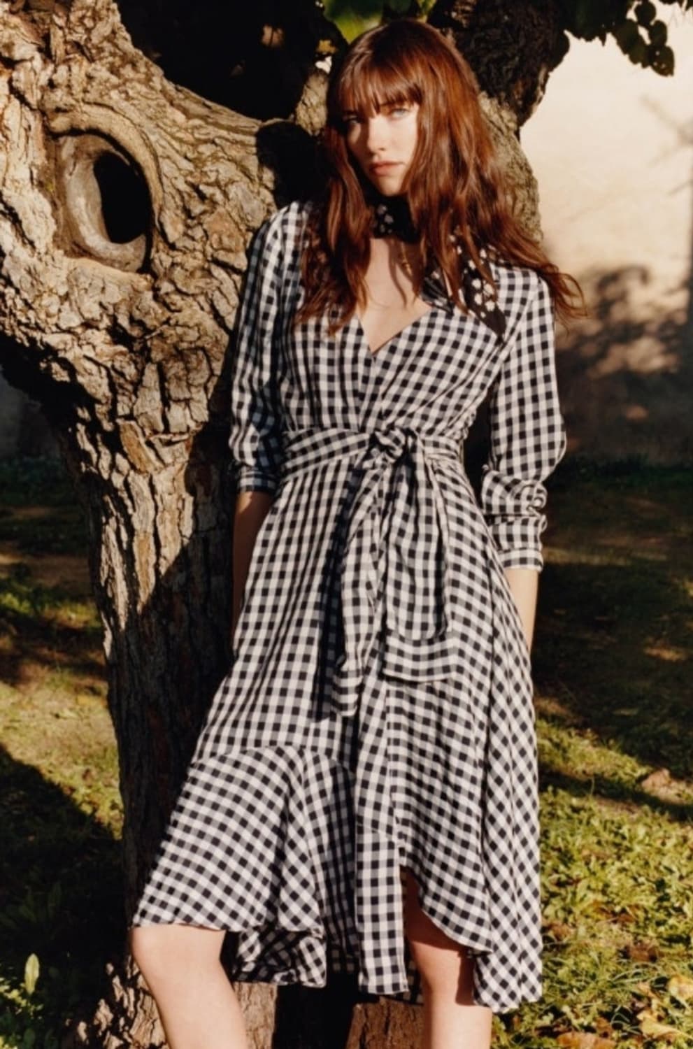 마쥬 트롱프뢰유 깅엄체크 원피스 1사이즈 상품이미지1