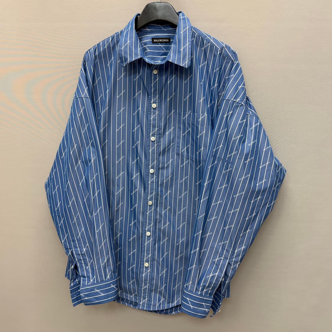 발렌시아가 스트라이프 멀티로고 셔츠 ( 110 ) 상품이미지3
