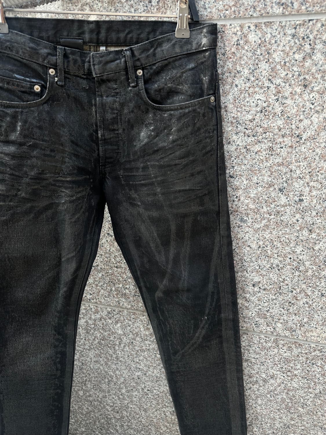 디올 옴므 블랙왁스 코팅진 에디슬리먼 상품이미지3