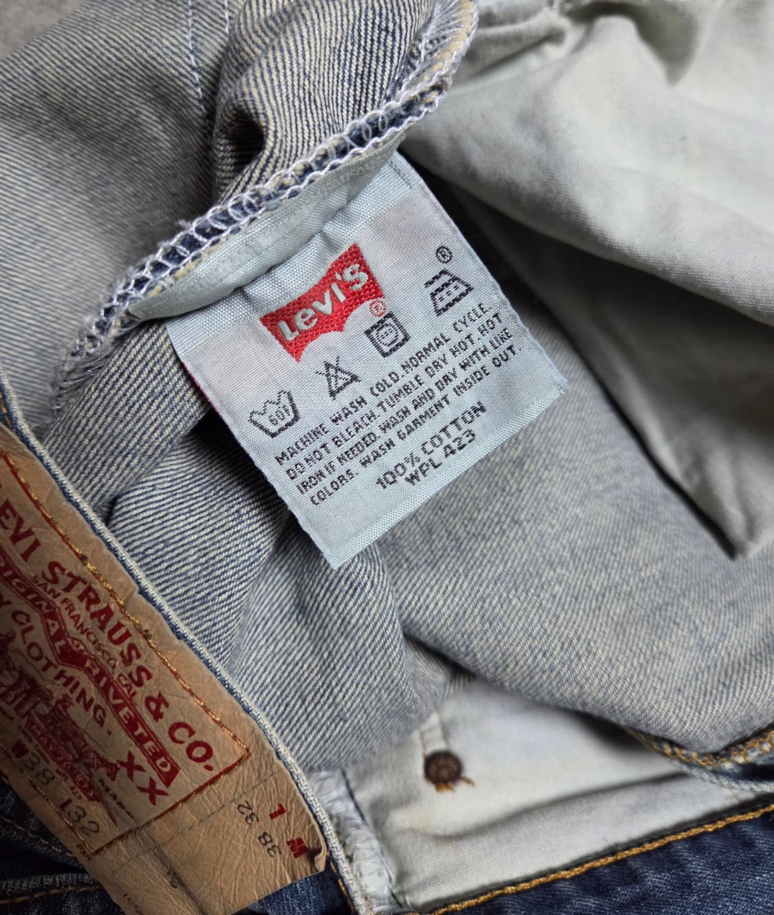 00s 리바이스 501 데님 38x32 상품이미지5
